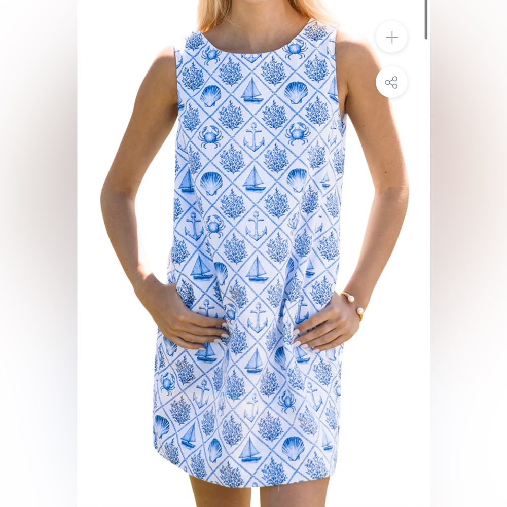 KJP sea garden shift dress